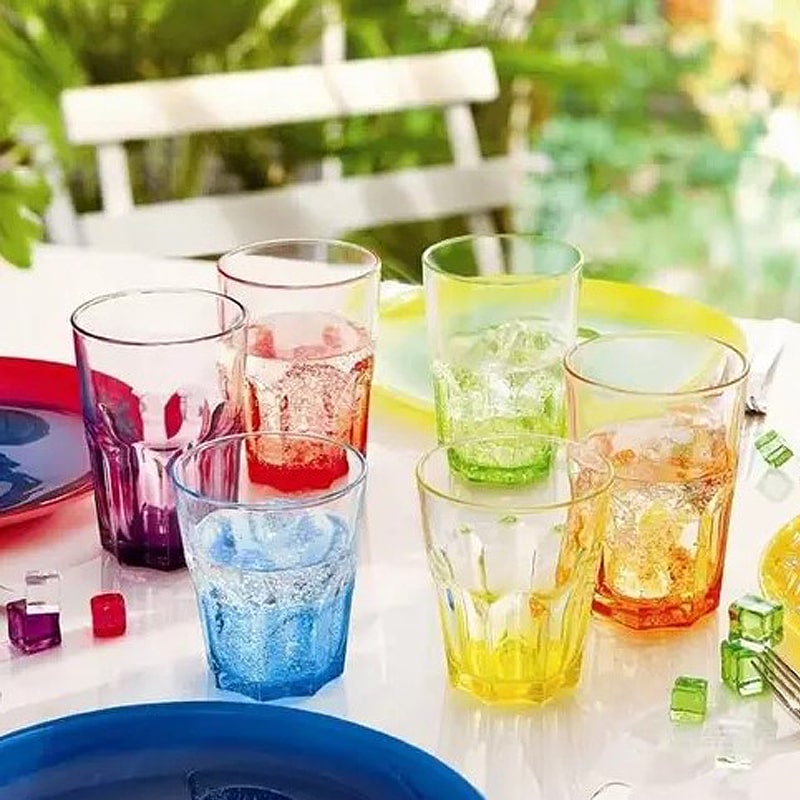 Հյութի բաժակ Luminarc J8932 New America Bright Colors ապակի 350մլ 6 հատ 2