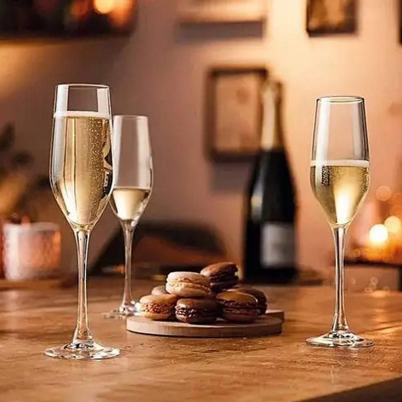 Շամպայնի բաժակ Luminarc L5829 Celeste ապակի 160մլ 6 հատ 2