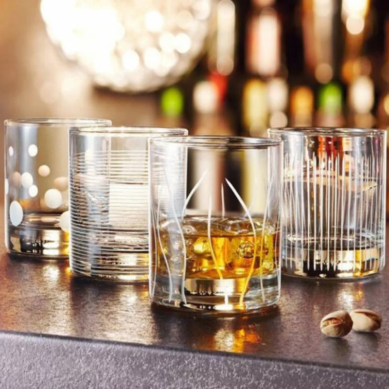 Վիսկիի բաժակ Luminarc N5288 Lounge Club ապակի 300մլ 4 հատ 2