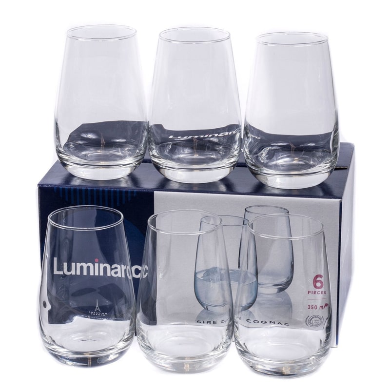 Հյութի բաժակ Luminarc P6485 Sire de Cognac ապակի 350մլ 6 հատ 2