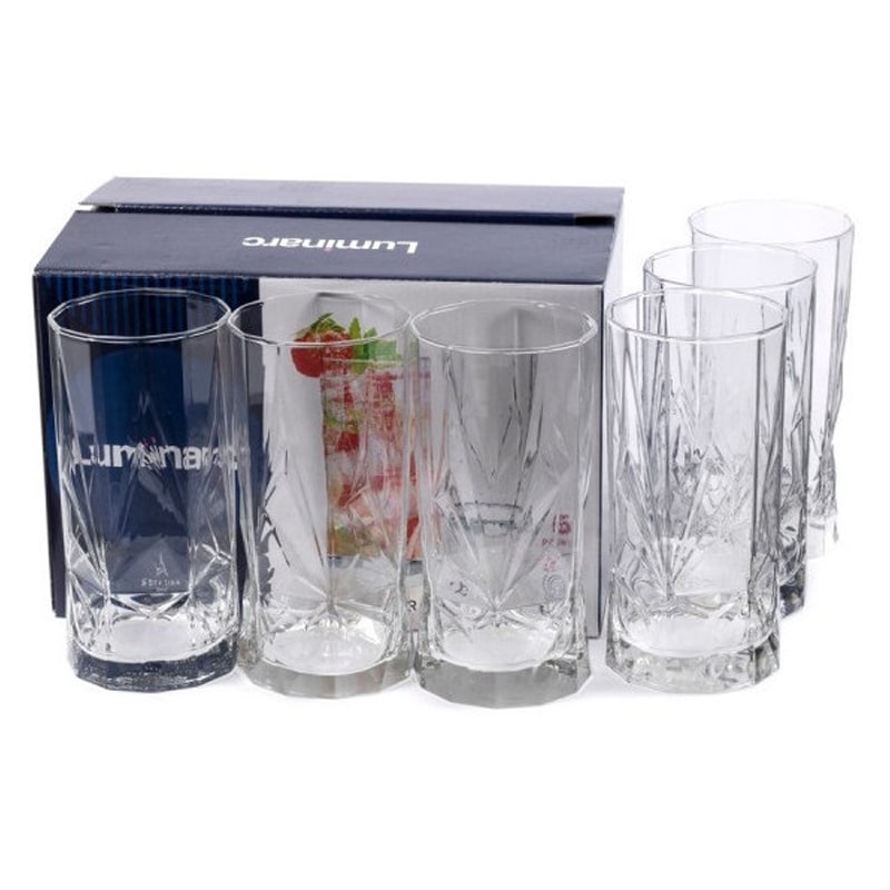 Հյութի բաժակ Luminarc P7348 Roch ապակի 450մլ 6 հատ 2