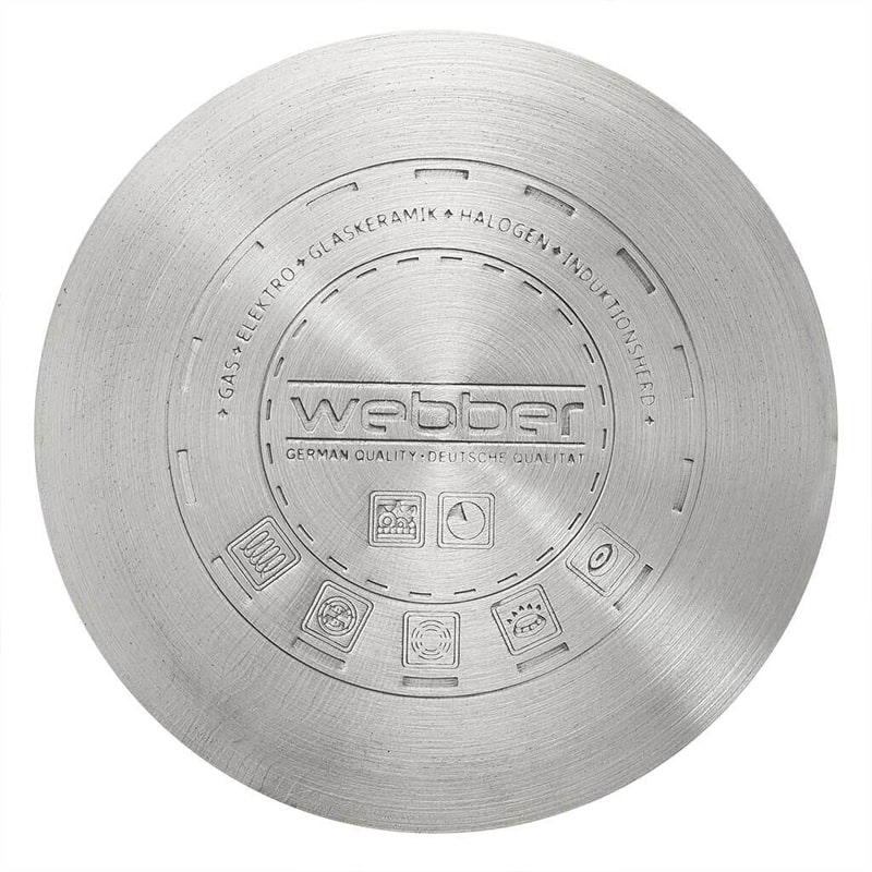 Կաթսա Webber BE-145/2 չժանգոտվող պողպատ 20սմ 4լ 3