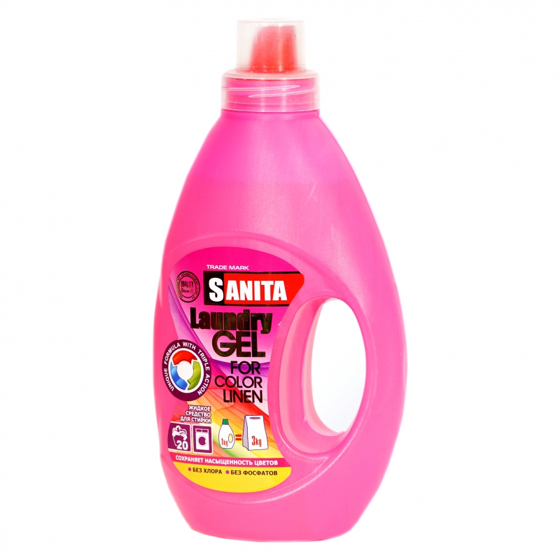 Գել Լվացքի Sanita 1000մլ Գունավոր