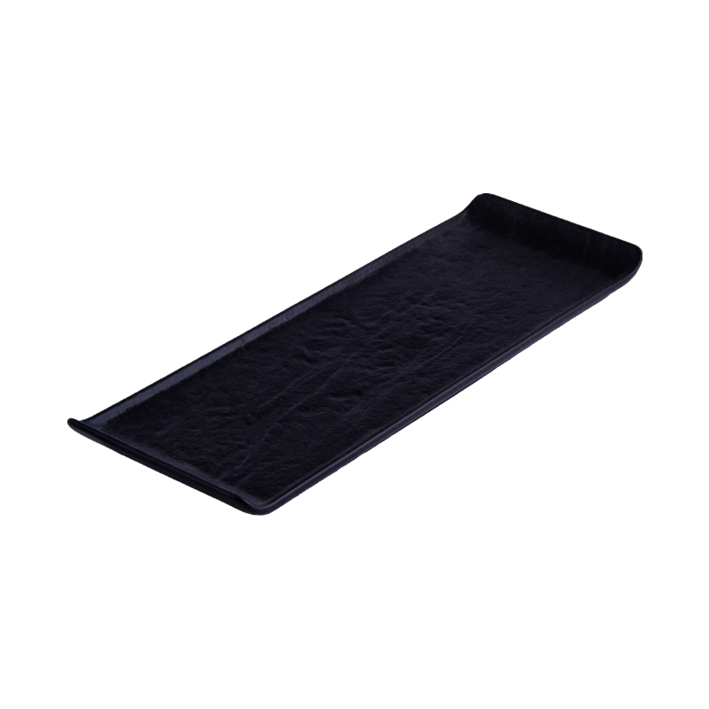 Մատուցարան Wilmax WL-661102/A SlateStone ուղղանկյուն սև ճենապակի 30x9.5սմ