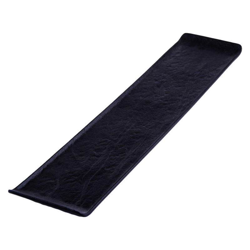 Մատուցարան Wilmax WL-661103/A SlateStone ուղղանկյուն սև ճենապակի 46.5x9.5սմ