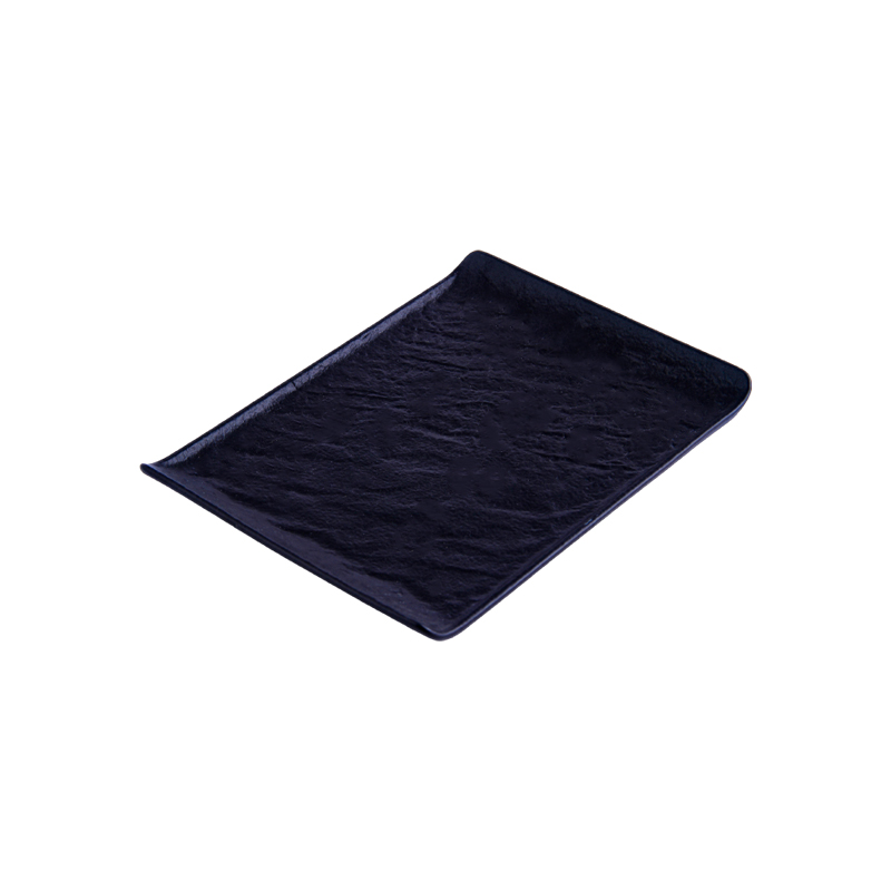 Մատուցարան Wilmax WL-661108/A SlateStone ուղղանկյուն սև ճենապակի 19.5x14.5սմ