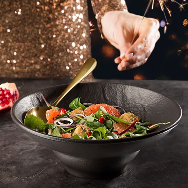 Ապուրի կլոր ափսե Wilmax WL-661113/A 5740 ճենապակի 22․5սմ Սև 2