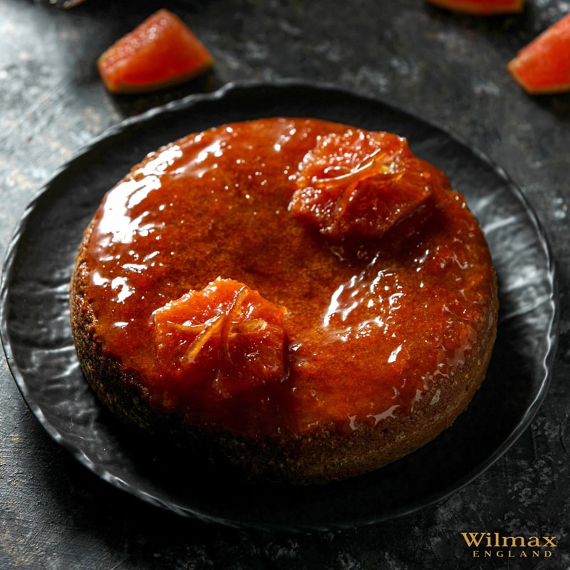 Կլոր ափսե Wilmax WL-661125/A SlateStone սև ճենապակի 23սմ 3