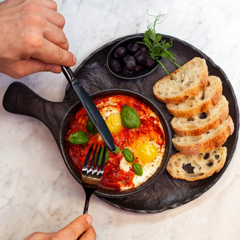 Կլոր ափսե Wilmax WL-661127/A 5736 ճենապակի 28սմ Սև 2