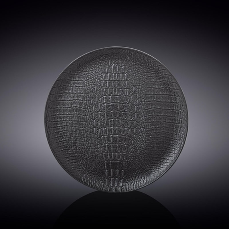 Կլոր ափսե Wilmax WL-662105/A 5781 N9 ճենապակի 23սմ Սև 2