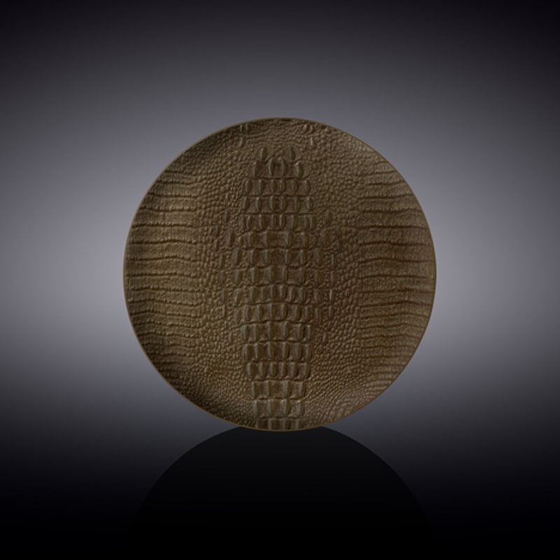 Կլոր ափսե Wilmax WL-662202/A 5785 N6 ճենապակի 15.5սմ Շագանակագույն 2