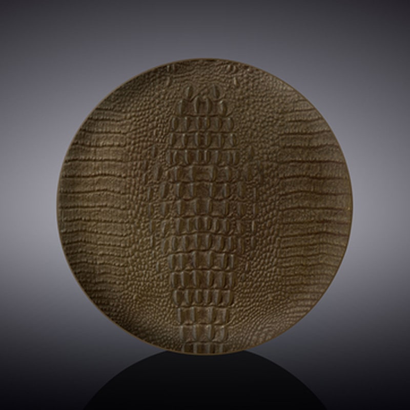 Կլոր ափսե Wilmax WL-662207/A 5790 N11 ճենապակի 28սմ Շագանակագույն 2