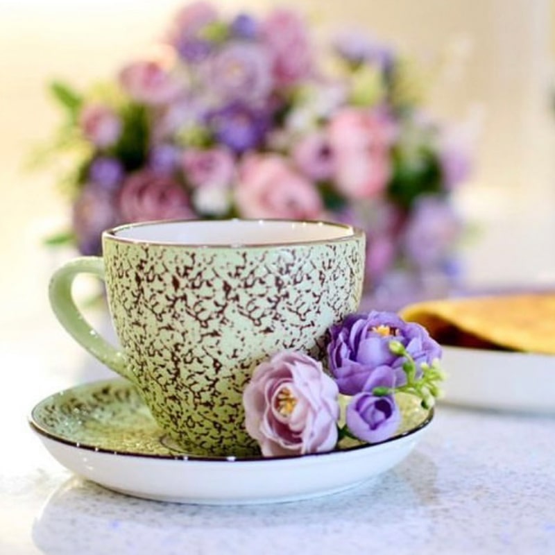 Սուրճի բաժակ Wilmax WL-667134/A ճենապակի 110մլ մարմնագույն 6 հատ 2