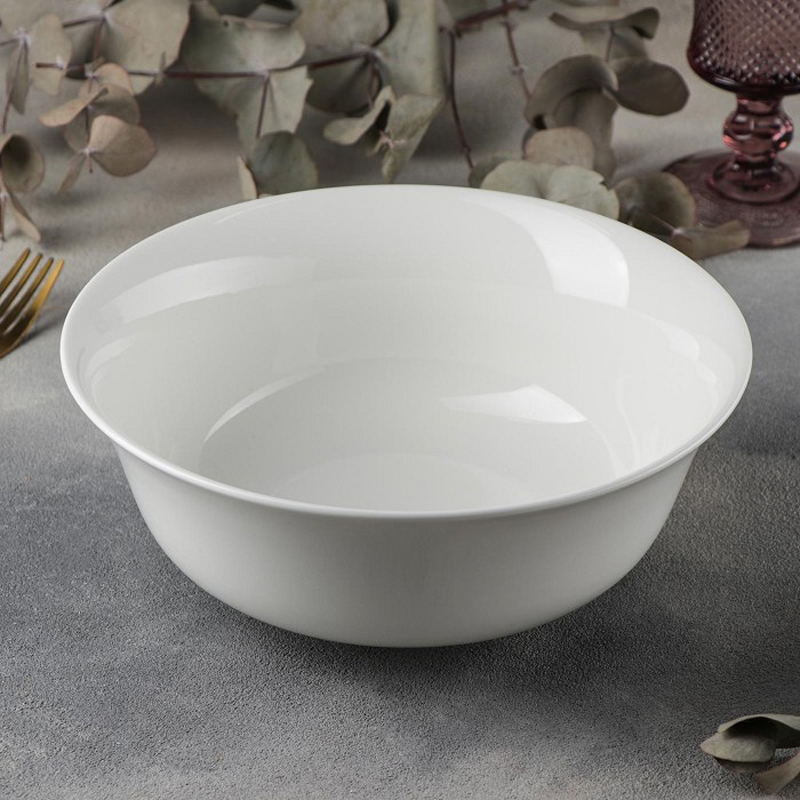 Խաշի ափսե Wilmax WL-992005/A սպիտակ ճենապակի 20սմ 1600մլ 2