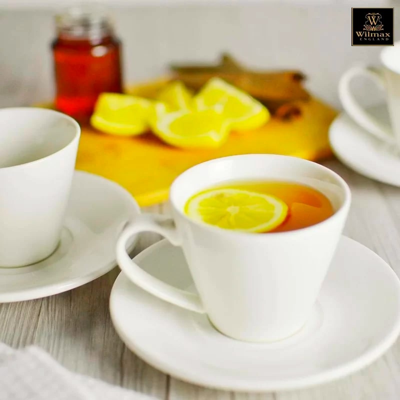 Սուրճի բաժակ Wilmax WL-993054/AB ճենապակի 110մլ սպիտակ 6 հատ 2