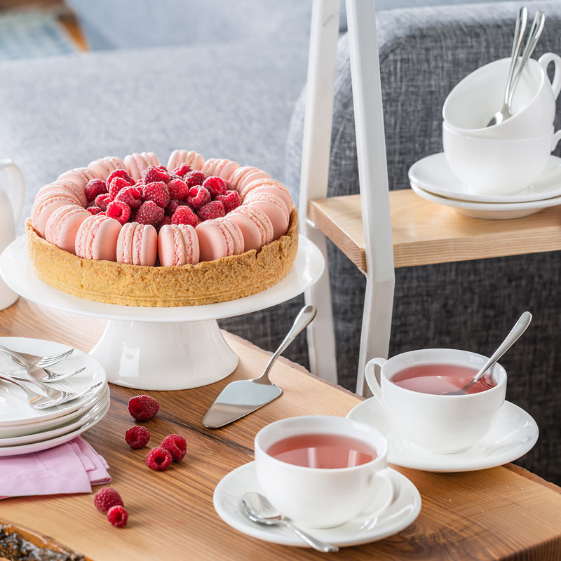 Թեյի բաժակ Wilmax WL-993191/AB Olivia ճենապակի սպիտակ 400մլ 6 հատ 2