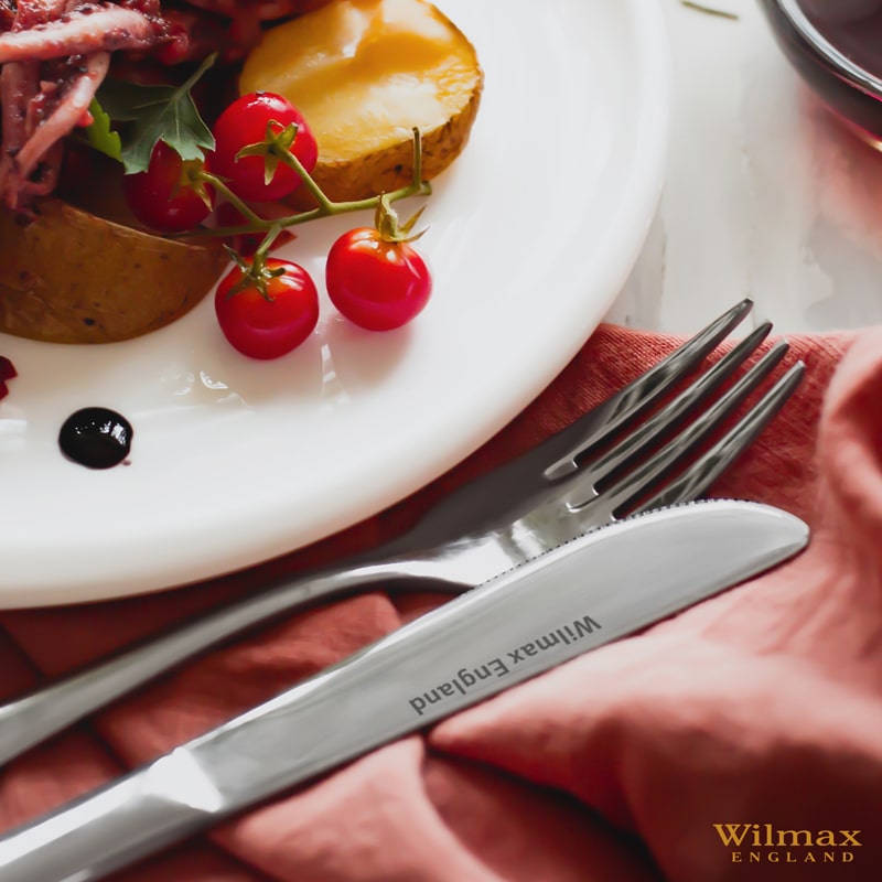 Աղանդերի դանակ Wilmax WL-999106/6C Stella արծաթագույն չժանգոտվող պողպատ 20․5սմ 6 հատ 2