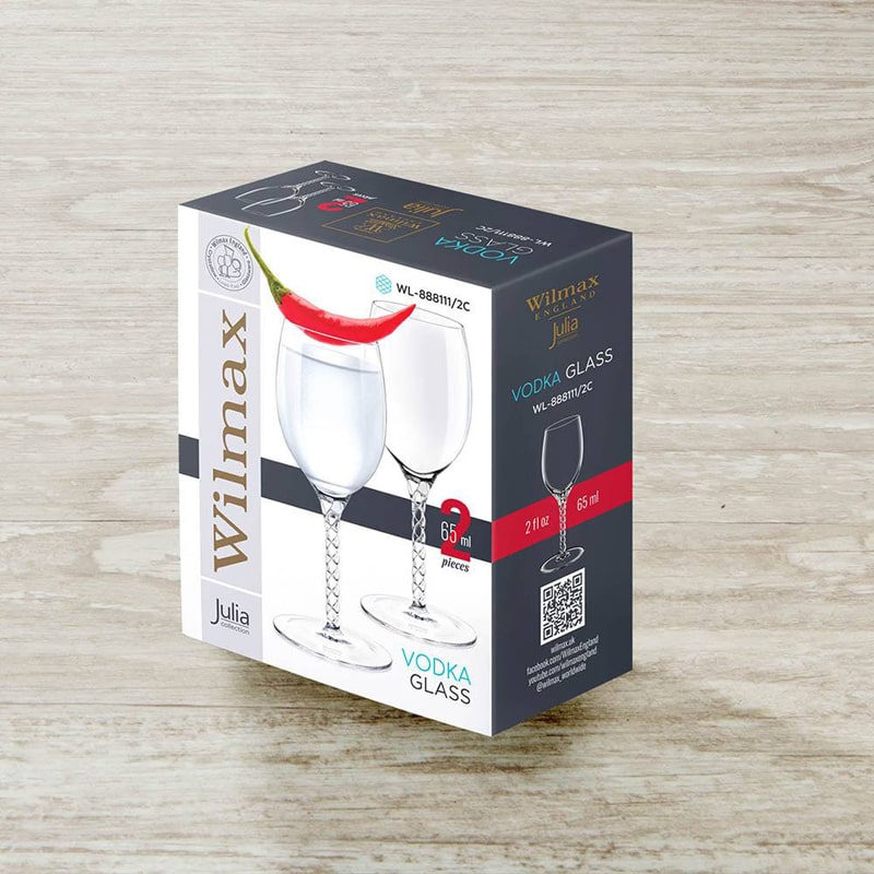 Օղու բաժակ Wilmax WL-888111-JV/2C Julia Vysotskaya բյուրեղապակի 65մլ 2 հատ 3