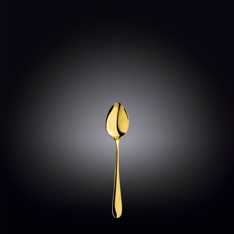 Սուրճի գդալների հավաքածու Wilmax WL-999153/2B Stella ոսկեգույն չժանգոտվող պողպատ 11.5սմ 2 հատ 2