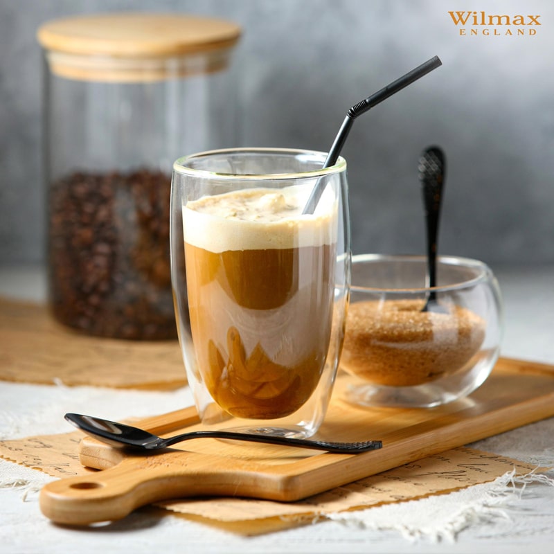 Թեյի գդալ Wilmax WL-999256/1B Julia սև օնիքս չժանգոտվող պողպատ 14սմ 4