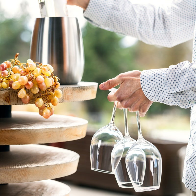 Գինու բաժակ Wilmax WL-888006/6A White Box բյուրեղապակի 350մլ 6 հատ 2