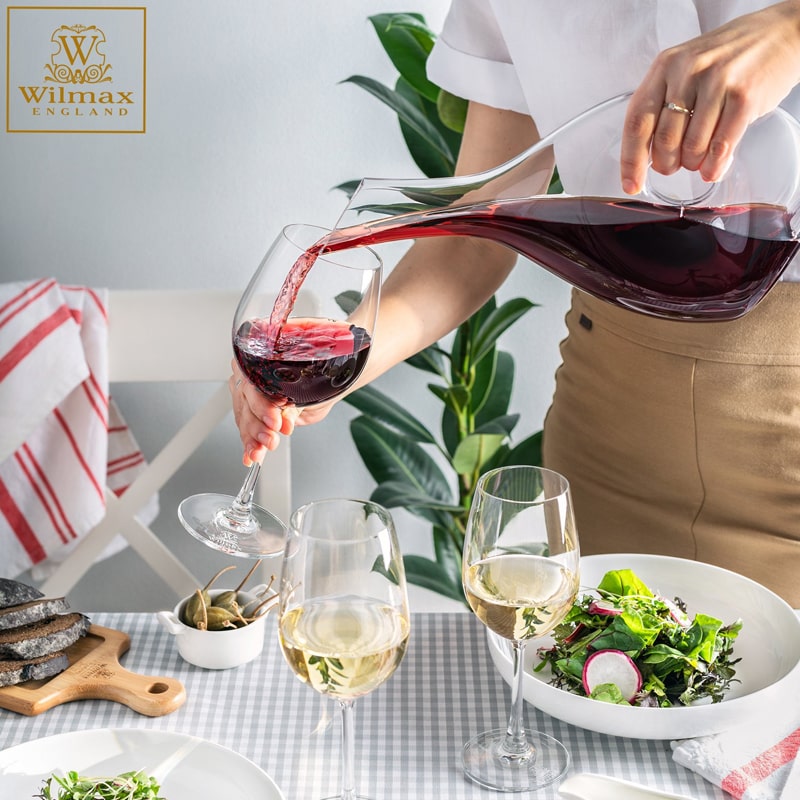 Գինու բաժակ Wilmax WL-888012/6A Shelley բյուրեղապակի 350մլ 6 հատ 2