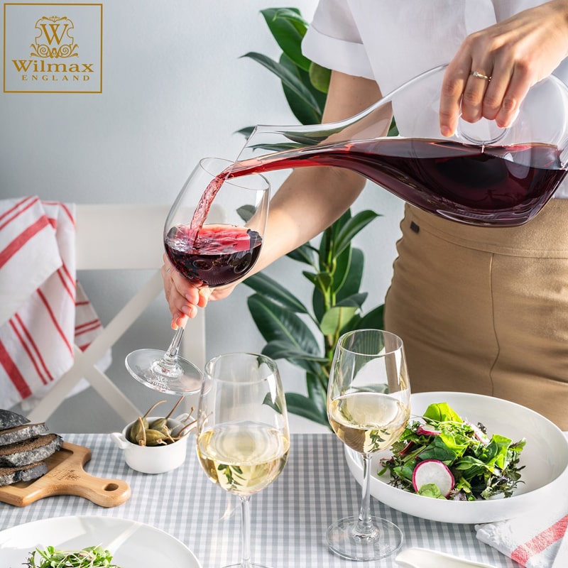 Գինու բաժակ Wilmax WL-888014/6A Shelley բյուրեղապակի 600մլ 6 հատ 2