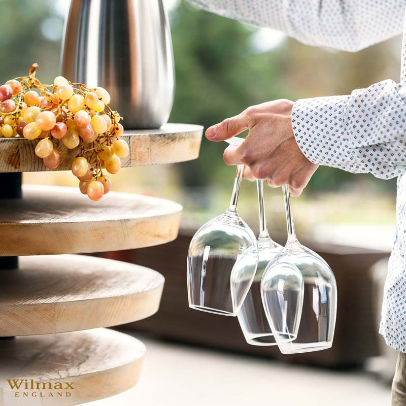 Գինու բաժակ Wilmax WL-888015/6A բյուրեղապակի 420մլ 6 հատ 2