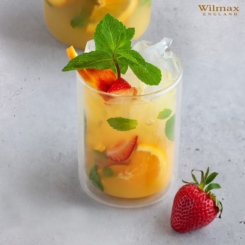 Լուծվող սուրճի, կապուչինոյի, թեյի բաժակ Wilmax WL-888786/A թերմո ապակի 500մլ 2