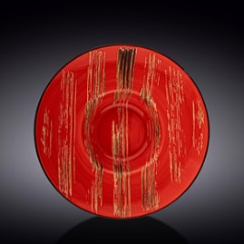 Ապուրի կլոր ափսե Wilmax 668226/A 5506 Scratch ճենապակի 27սմ կարմիր 2