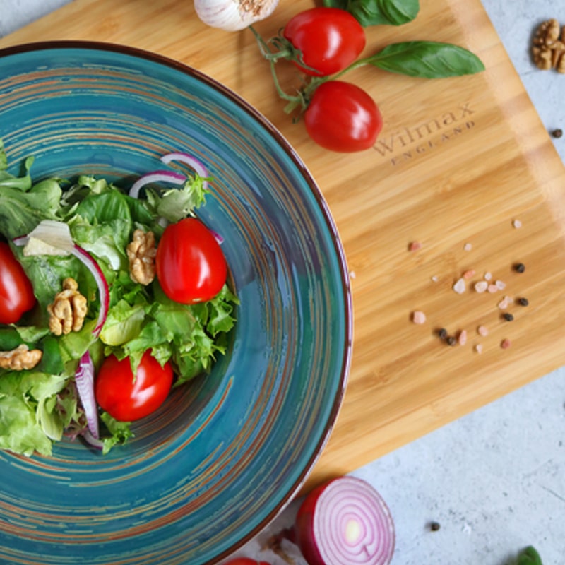 Ապուրի կլոր ափսե Wilmax 669525/A 5548 Spiral ճենապակի 24սմ կանաչ 2