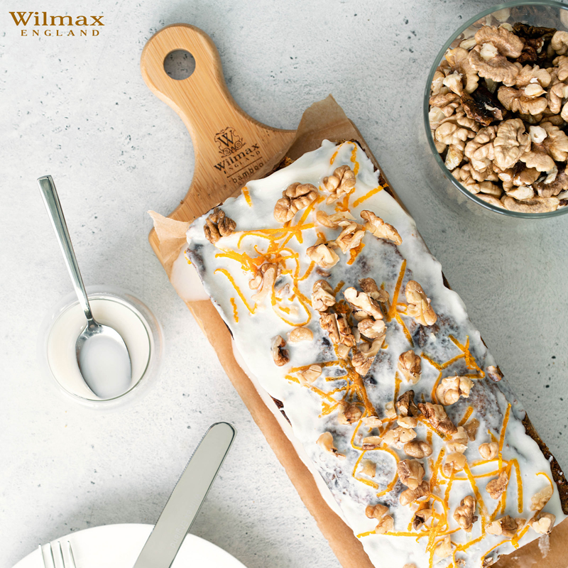 Մատուցարան բռնակով Wilmax WL-771004/A բամբուկ ուղղանկյուն 28x9․5սմ 2