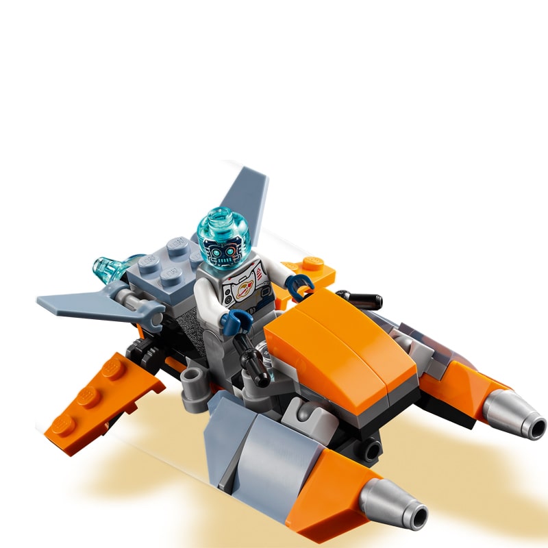 Կոնստրուկտոր LEGO Creator 31111 3-ը 1-ում կիբերդրոն 113 կտոր 6+ 5