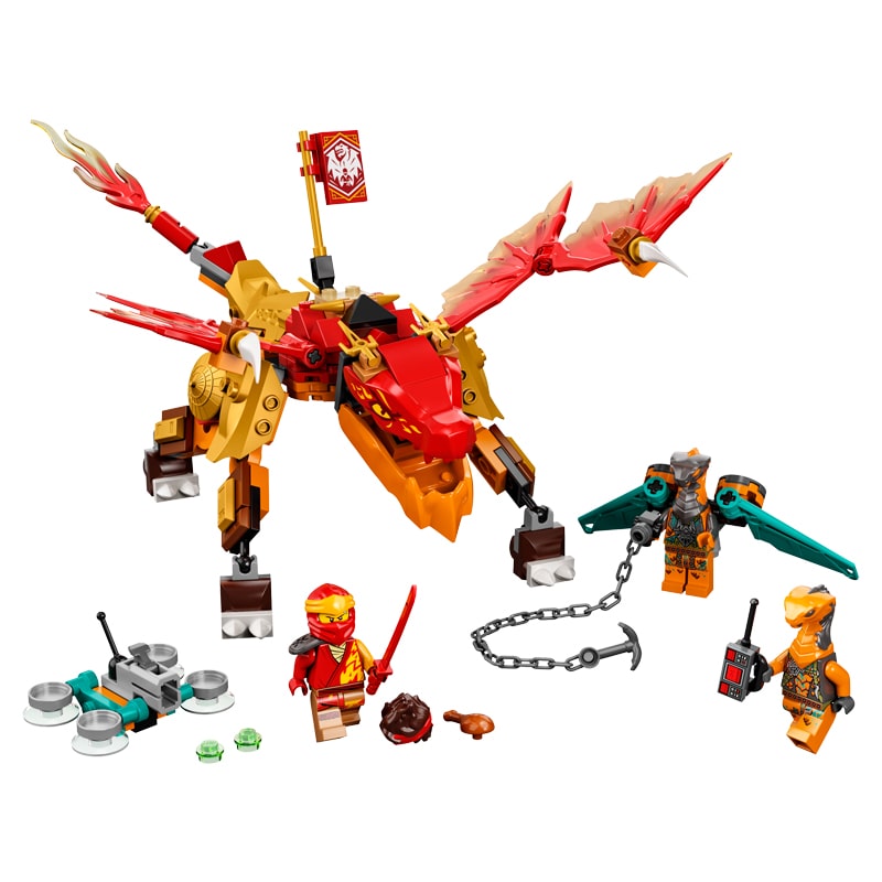 Կոնստրուկտոր LEGO NINJAGO 71762 հրդեհի վիշապ ԷՎՈ Կայա 204 կտոր 6+ 2