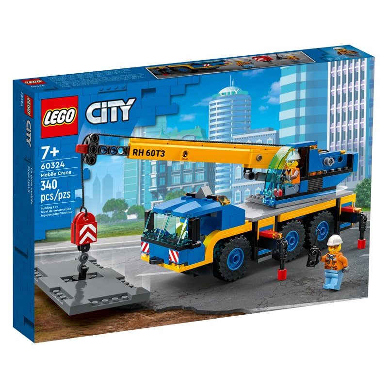 Կոնստրուկտոր LEGO City 60324 շարժական կռունկ 340 կտոր 7+