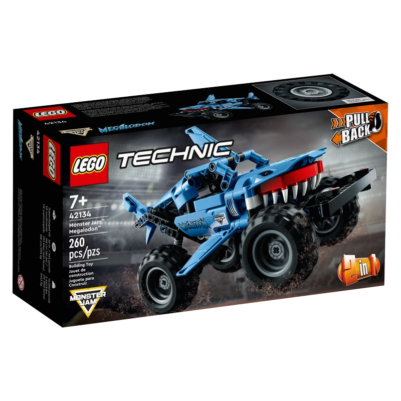 Կոնստրուկտոր LEGO Technic 42134 2-ը 1-ում Monster Jam Megalodon 260 կտոր 7+
