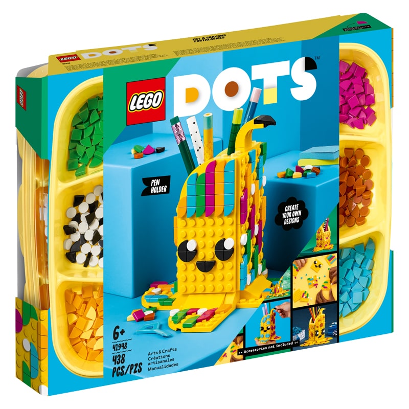 Կոնստրուկտոր LEGO Dots 41948 գրչատուփ «Սիրուն բանան» 438 կտոր 6+