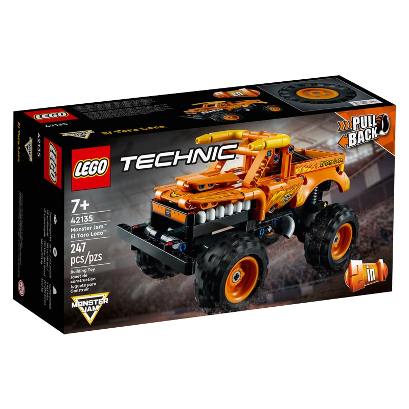 Կոնստրուկտոր LEGO Technic 42135 2-ը 1-ում Monster Jam El Toro Loco 247 կտոր 7+