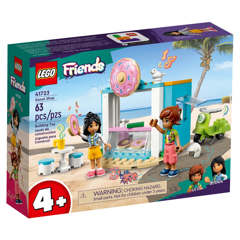Կոնստրուկտոր LEGO Friends 41723 պոնչիկի խանութ 63 կտոր 4+