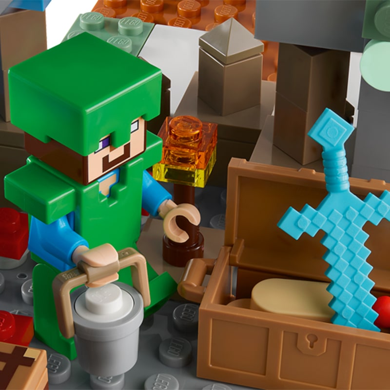 Կոնստրուկտոր LEGO Minecraft 21243 սառցե գագաթներ 304 կտոր 8+ 4