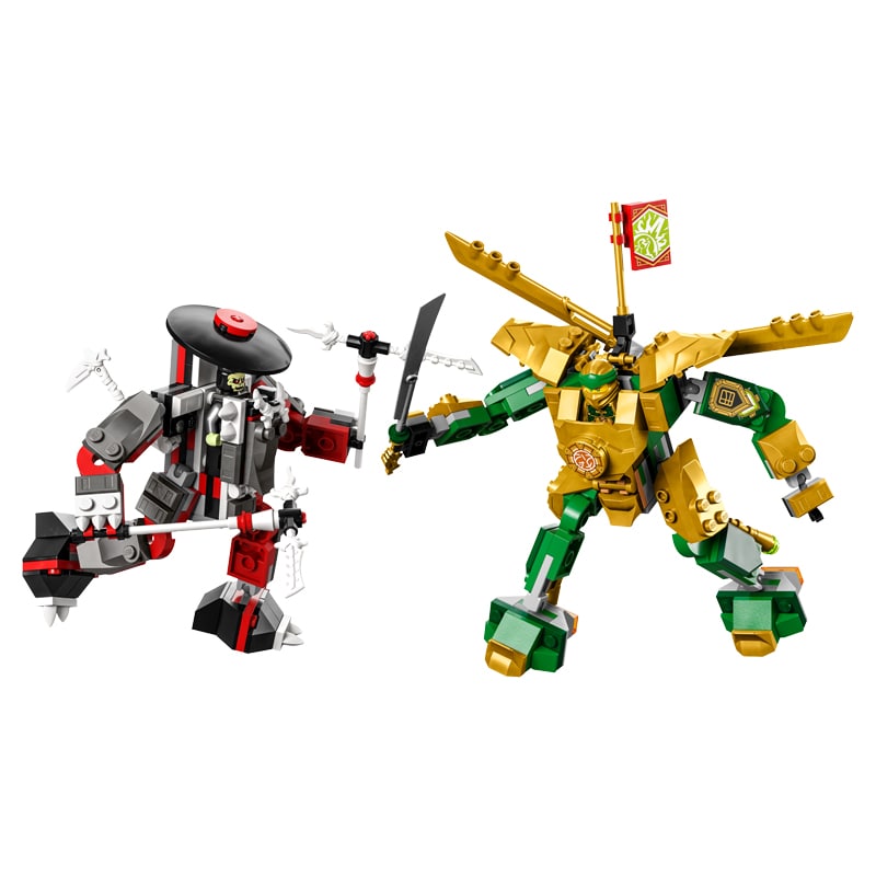 Կոնստրուկտոր LEGO NINJAGO 71781 Lloyd’s EVO ռոբոտների ճակատամարտը 223 կտոր 6+ 2