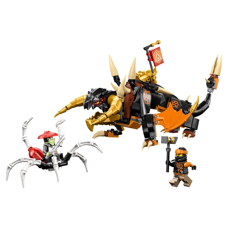 Կոնստրուկտոր LEGO NINJAGO 71782 երկրային վիշապ Քոուլա 285 կտոր 7+ 2