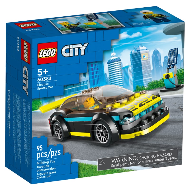 Կոնստրուկտոր LEGO City 60383 էլեկտրական սպորտային մեքենա 95 կտոր 5+