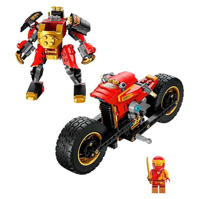 Կոնստրուկտոր LEGO NINJAGO 71783 մեխանիկական մրցարշավորդ Կայը 312 կտոր 7+ 3