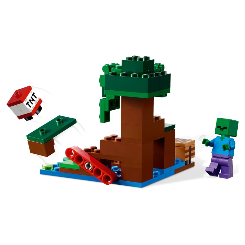 Կոնստրուկտոր LEGO Minecraft 21240 ճահճային արկած 65 կտոր 7+ 3