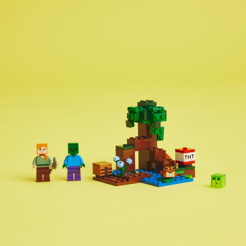 Կոնստրուկտոր LEGO Minecraft 21240 ճահճային արկած 65 կտոր 7+ 4