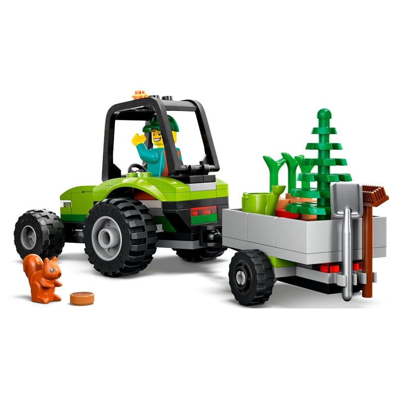 Կոնստրուկտոր LEGO City 60390 այգում աշխատելու տրակտոր 86 կտոր 5+ 3