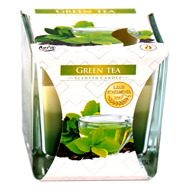 Մոմ Bispol 170գ 80-83 Քառակուսի Բաժակ Green Tea