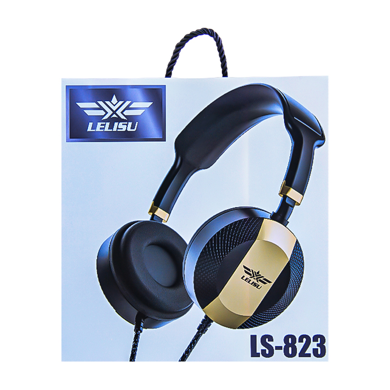 Լարային ականջակալներ Lelisu LS-823 միկրոֆոնով 120սմ