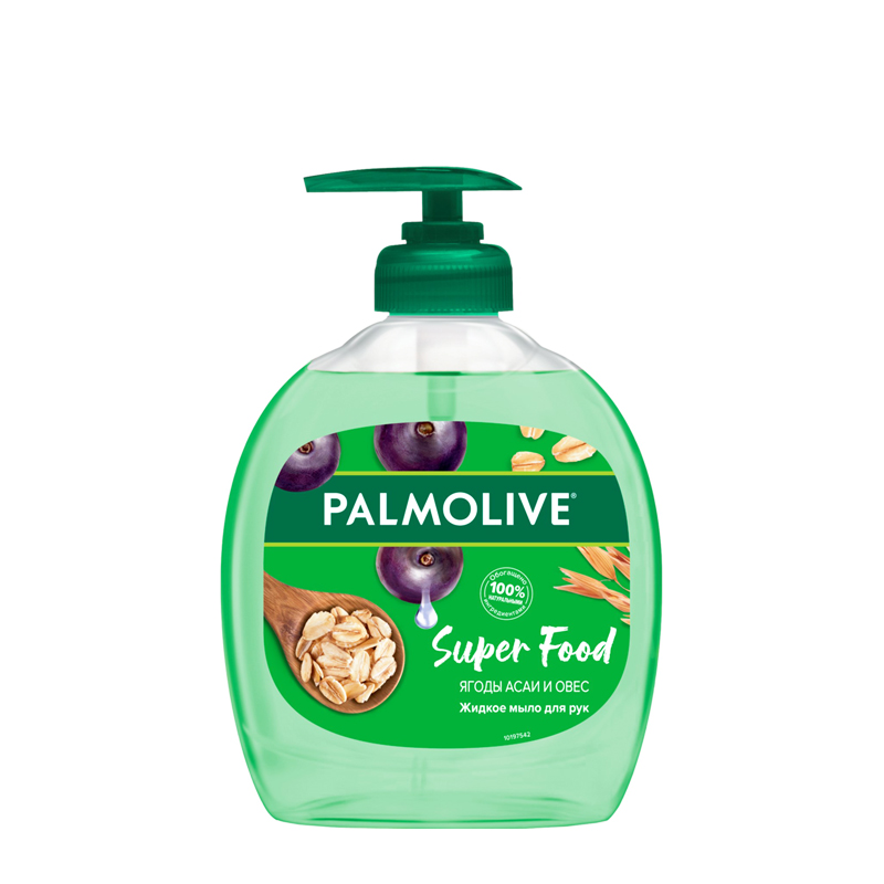 Հեղուկ օճառ Palmolive Super Food «Ակայի հատապտուղներ և վարսակ» 300մլ